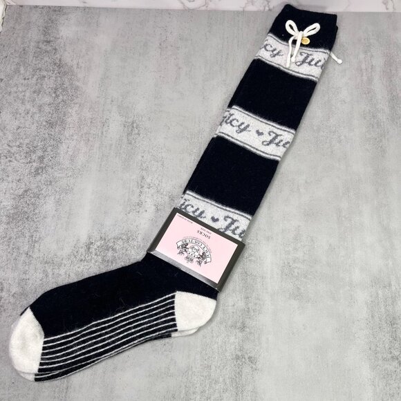 Juicy Couture Y2K RARE! Wool Blend/Angora/Modal Knee High Socks - Picture 1 of 6